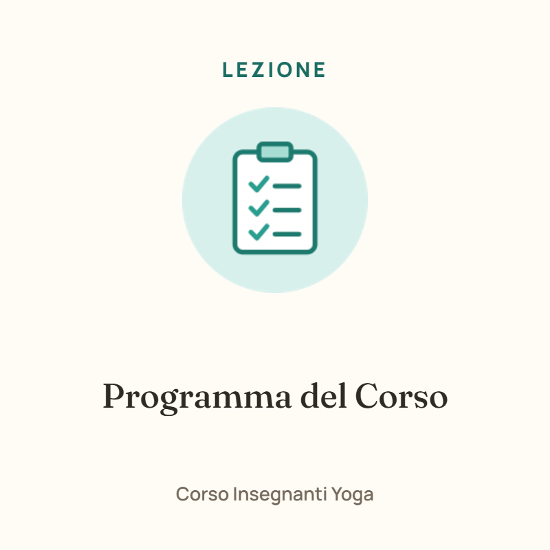 Programma Del Corso